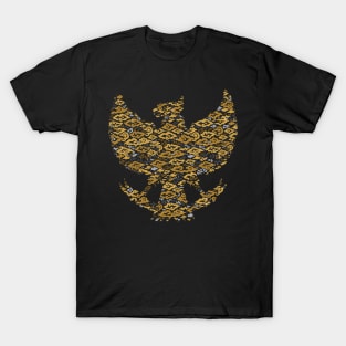 batik clouds on garuda form T-Shirt